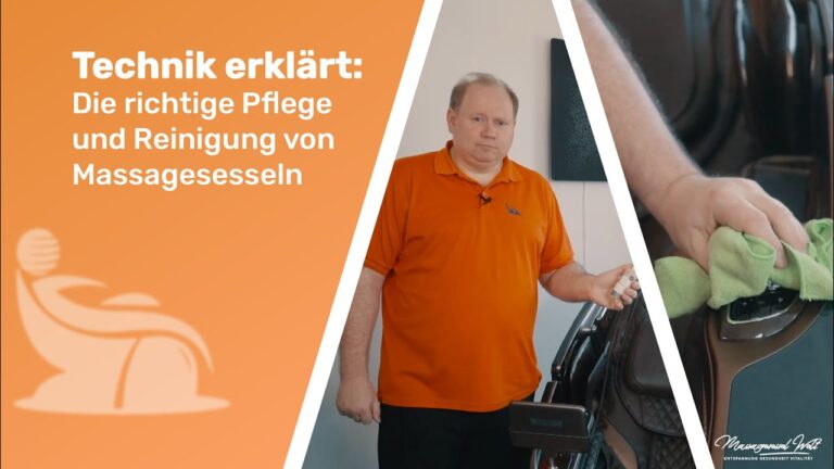 Pflegehinweise f&uuml;r Massagesessel: Tipps zur optimalen Wartung