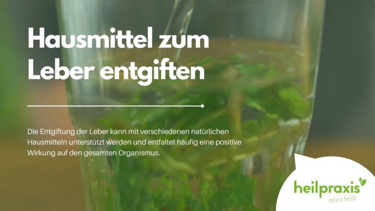 Effektive Naturheilmittel zur K&ouml;rperreinigung