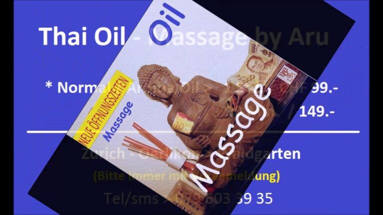 Terminbuchung f&uuml;r Thai-&Ouml;lmassage leicht gemacht