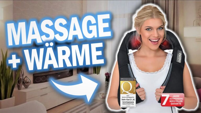 R&uuml;cken- und Nackenmassage: Massagesessel kaufen leicht gemacht