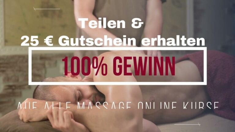 Massagen mit Gutschein in Ihrer Nähe buchen